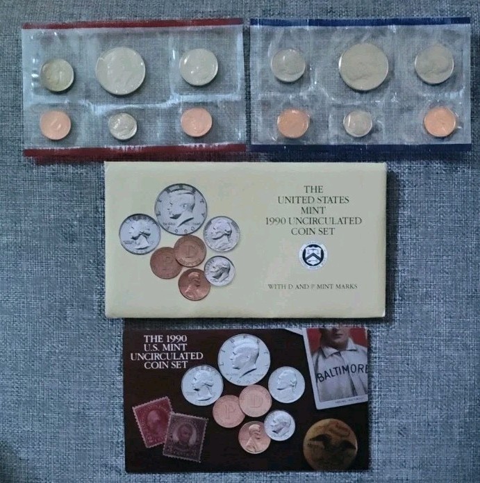 1990 PD US Mint Set (OGP) 10 coins