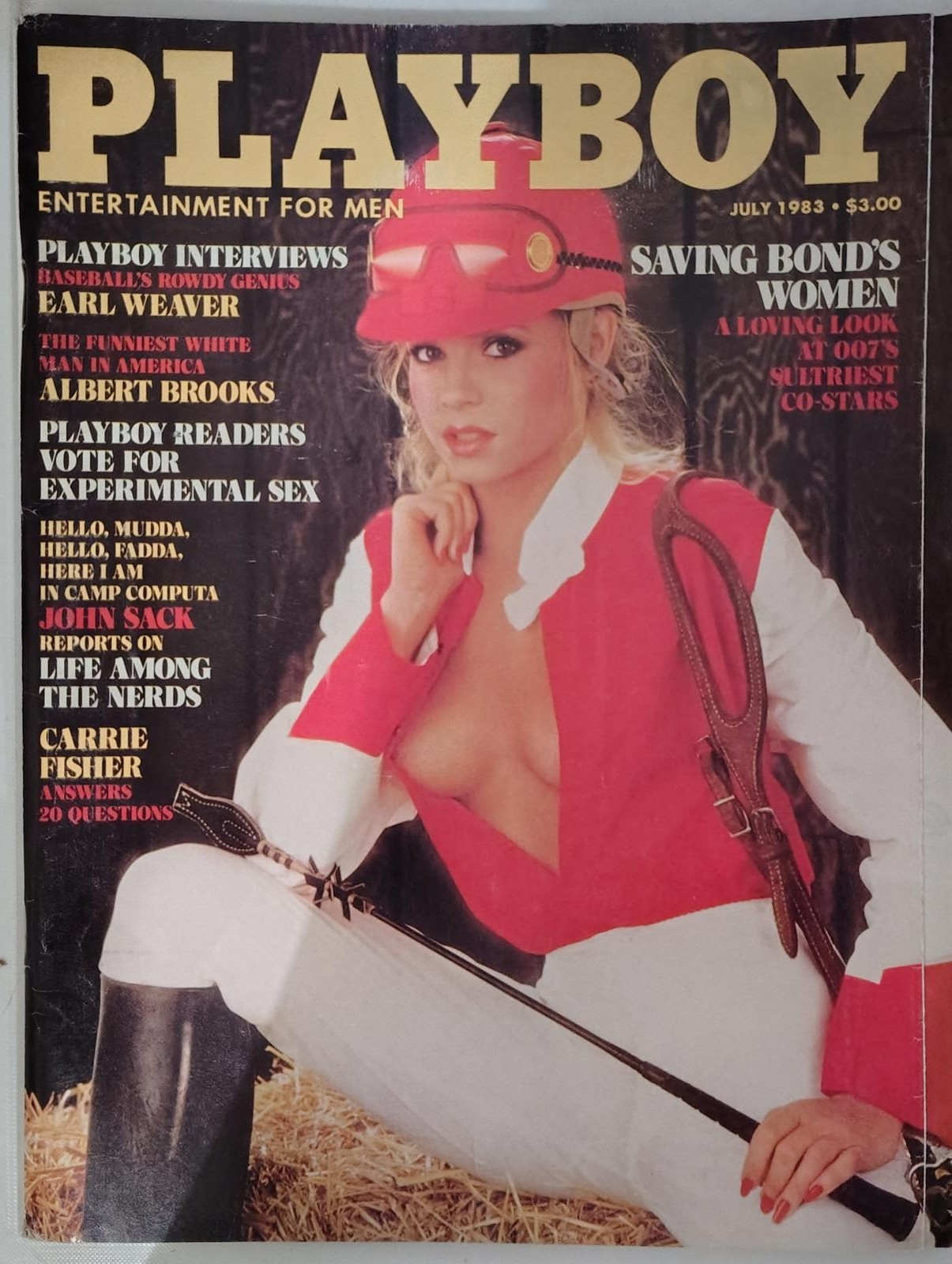 Vintage Playboy Magazine July 1983 - Entertainment for Men