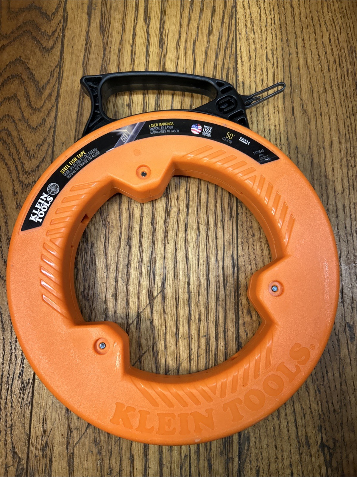 Klein Tools Precision 50 Foot Steel Fish Tape - Laser Etched Measurements