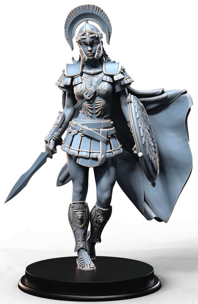 Dungeons & Dragons Playable Character - Female Human Kallianeira -  Spartan