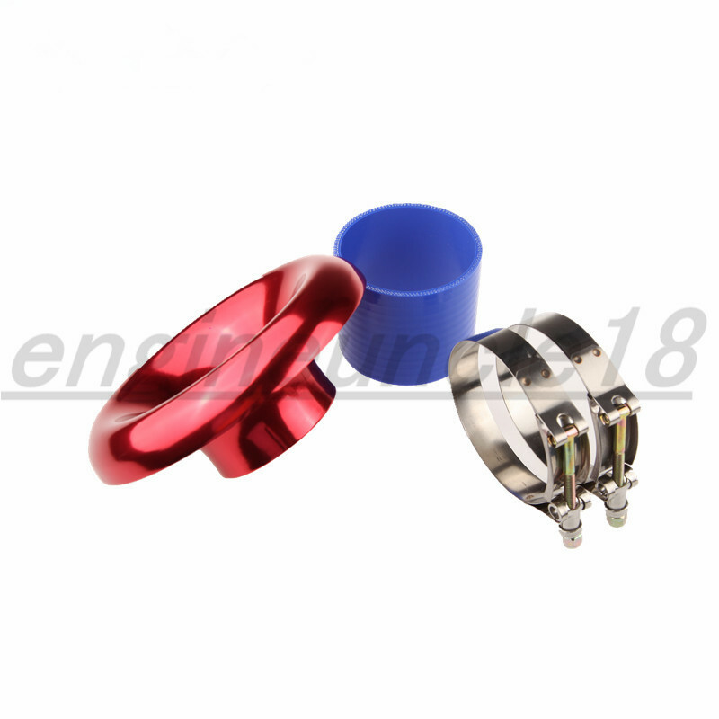 New Universal 3" Red Velocity Stack For Cold/ Ram Engine Air Intake/ Turbo Horn