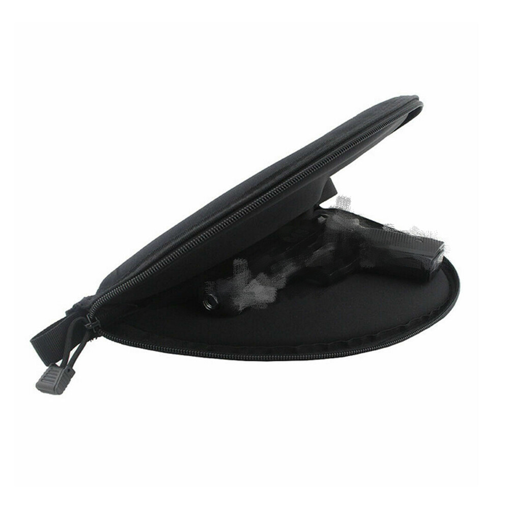 Multi-Purpose Shooting Range Case-Pistol Storage Black Nylon Padded Storage Bag