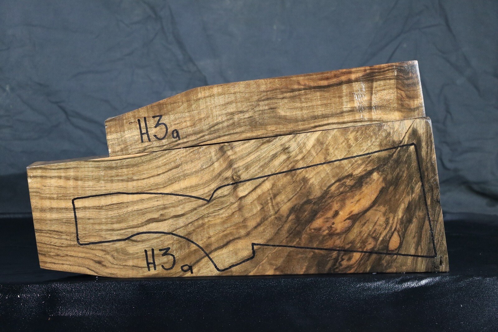 Circassian Walnut Shotgun Blank Gun Stock # H3