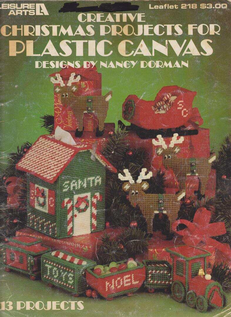 OOP!!! CREATIVE CHRISTMAS PROJECTS FOR PLASTIC CANVAS 13 PROJECTS