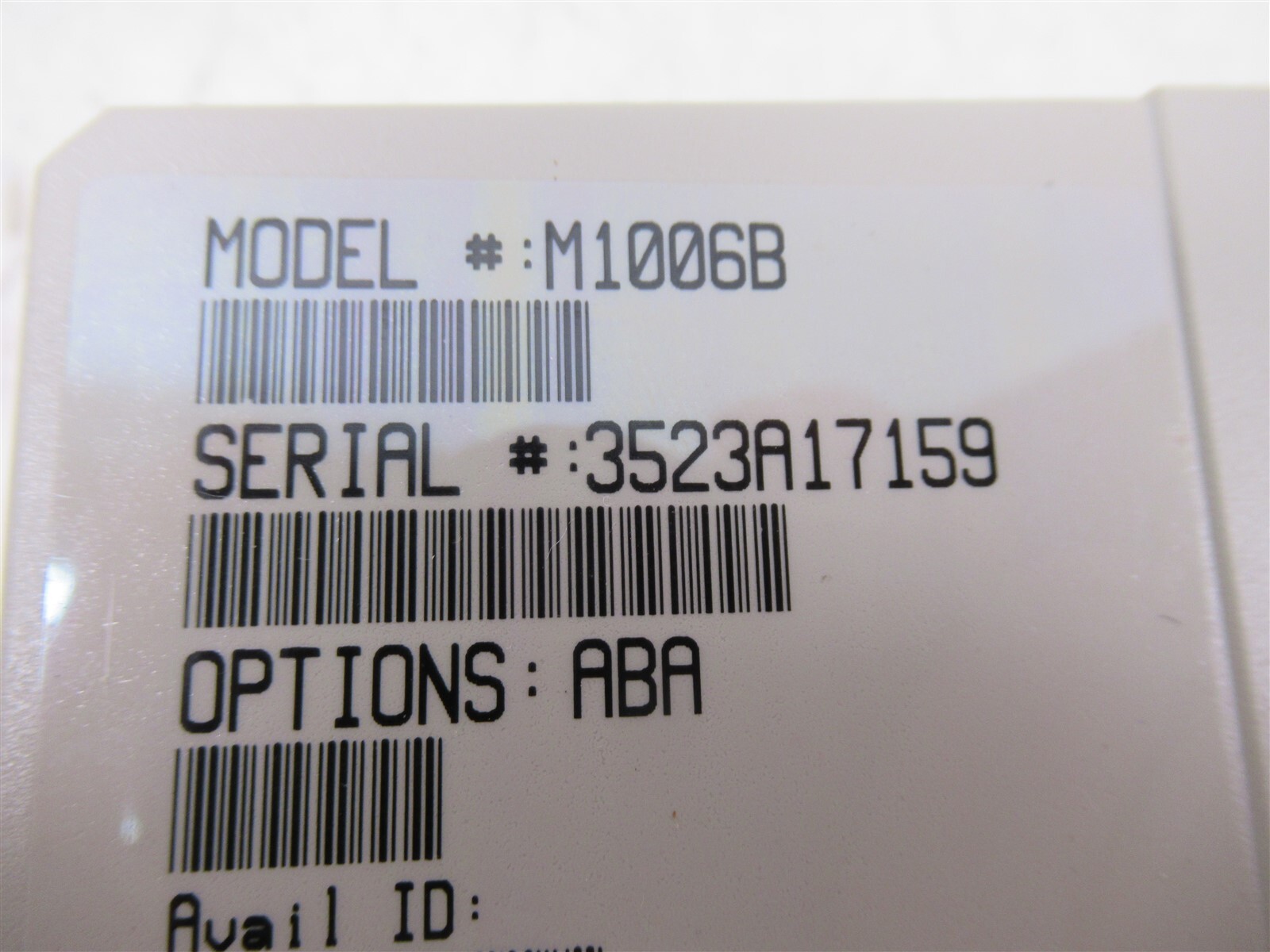 Hewlett Packard HP M1006B Plug In Module Option ABA Installed