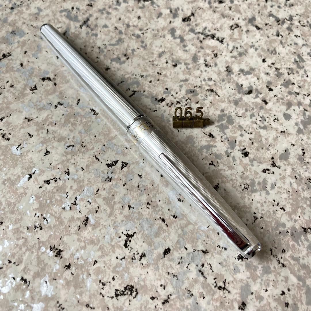 #065 Overhauled fountain pen PLATINUM 18k WG