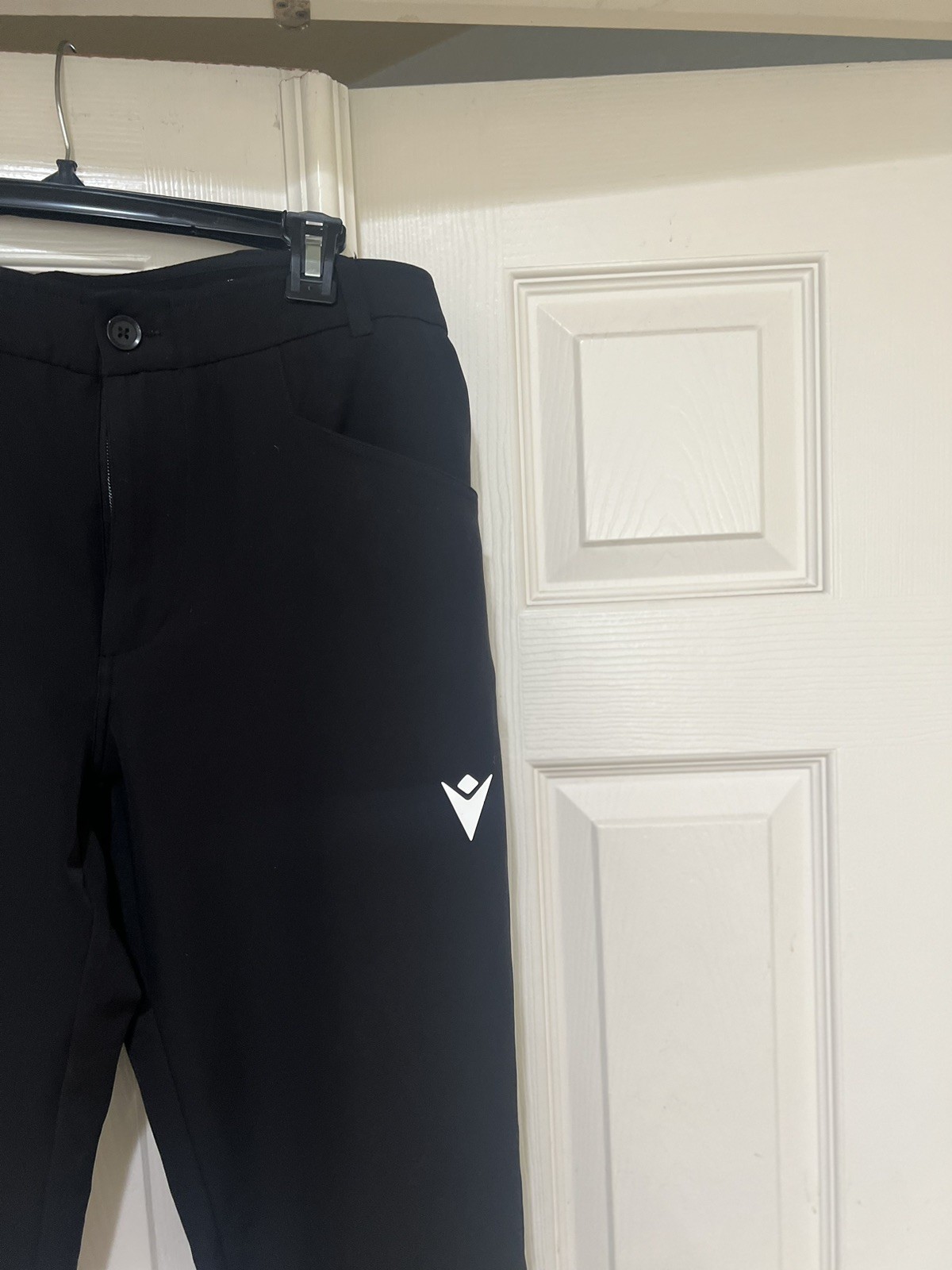 MACRON DELANEY REFEREE Black PANTS BASKETBALL Size Small