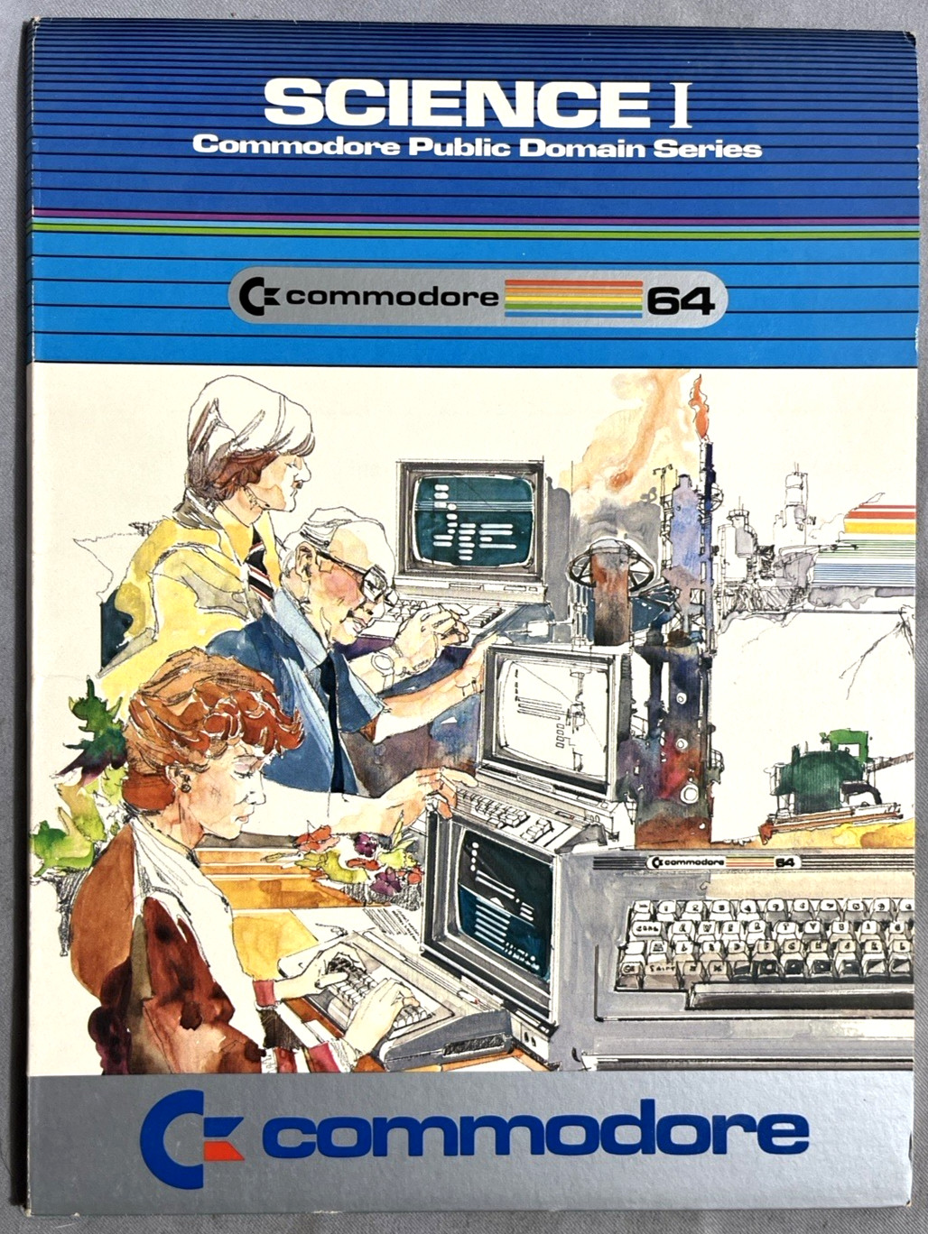 6*NIB* Science I Commodore 64/128 Commodore Business Machines 1983 Factory Box!