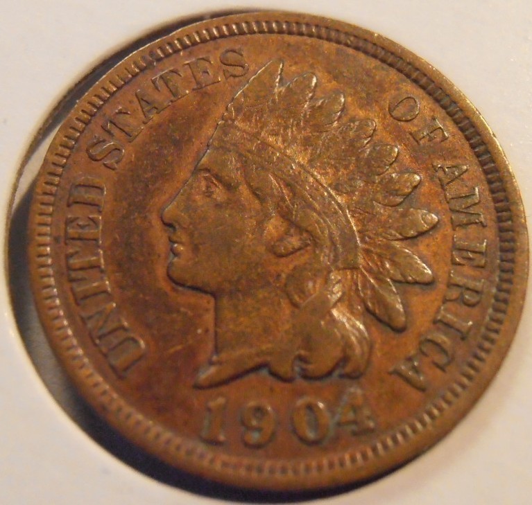 1904 Indian Head Cent, (04EG1)