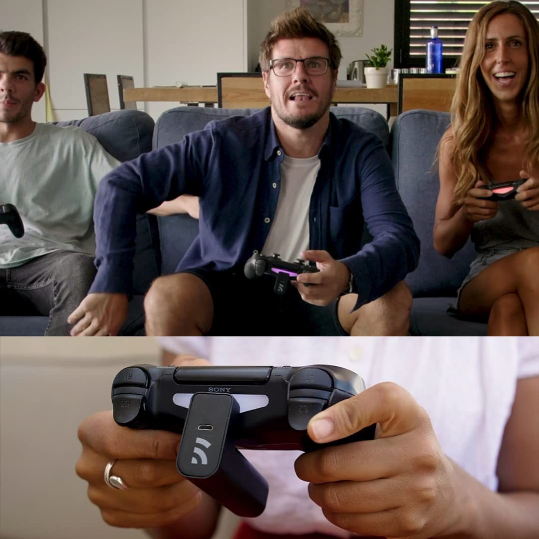 Wireless Charger for PS4 Controller, Portable Battery, Play While Charging