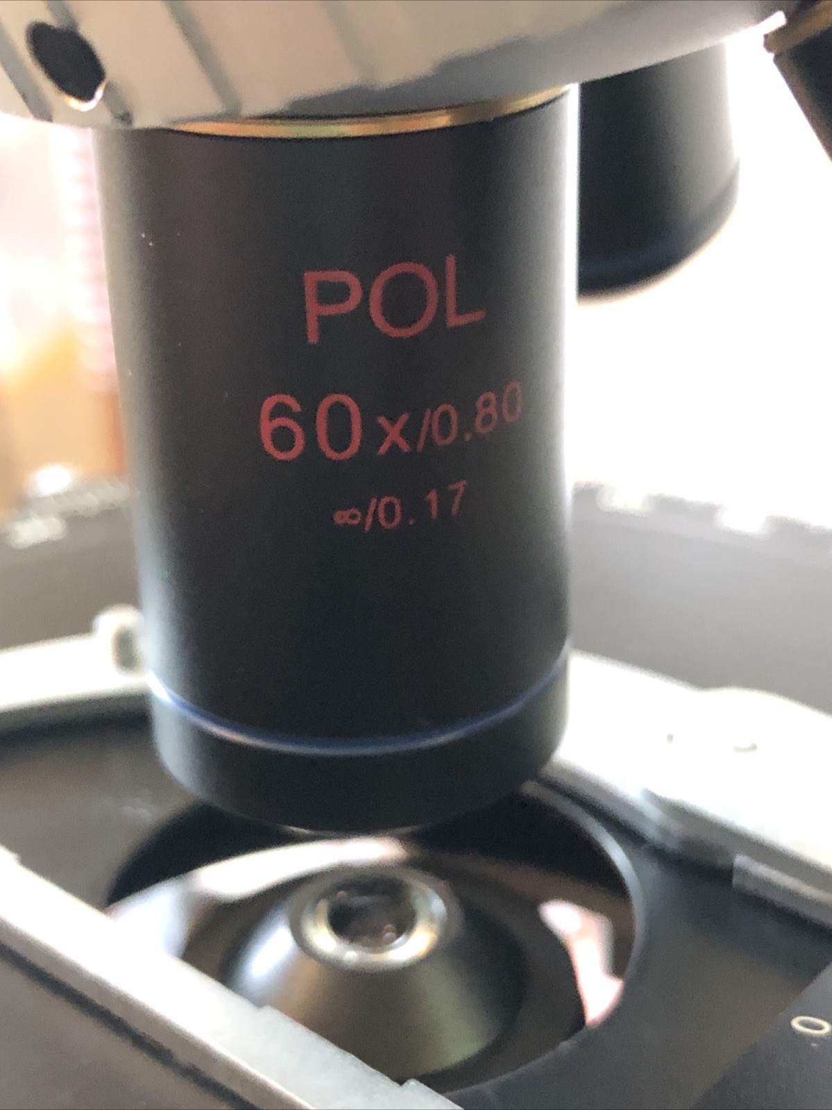Simtrum Polarizing Microscope 203i Trinocular Camera/Bertrand/4-10-40-60 Extras!
