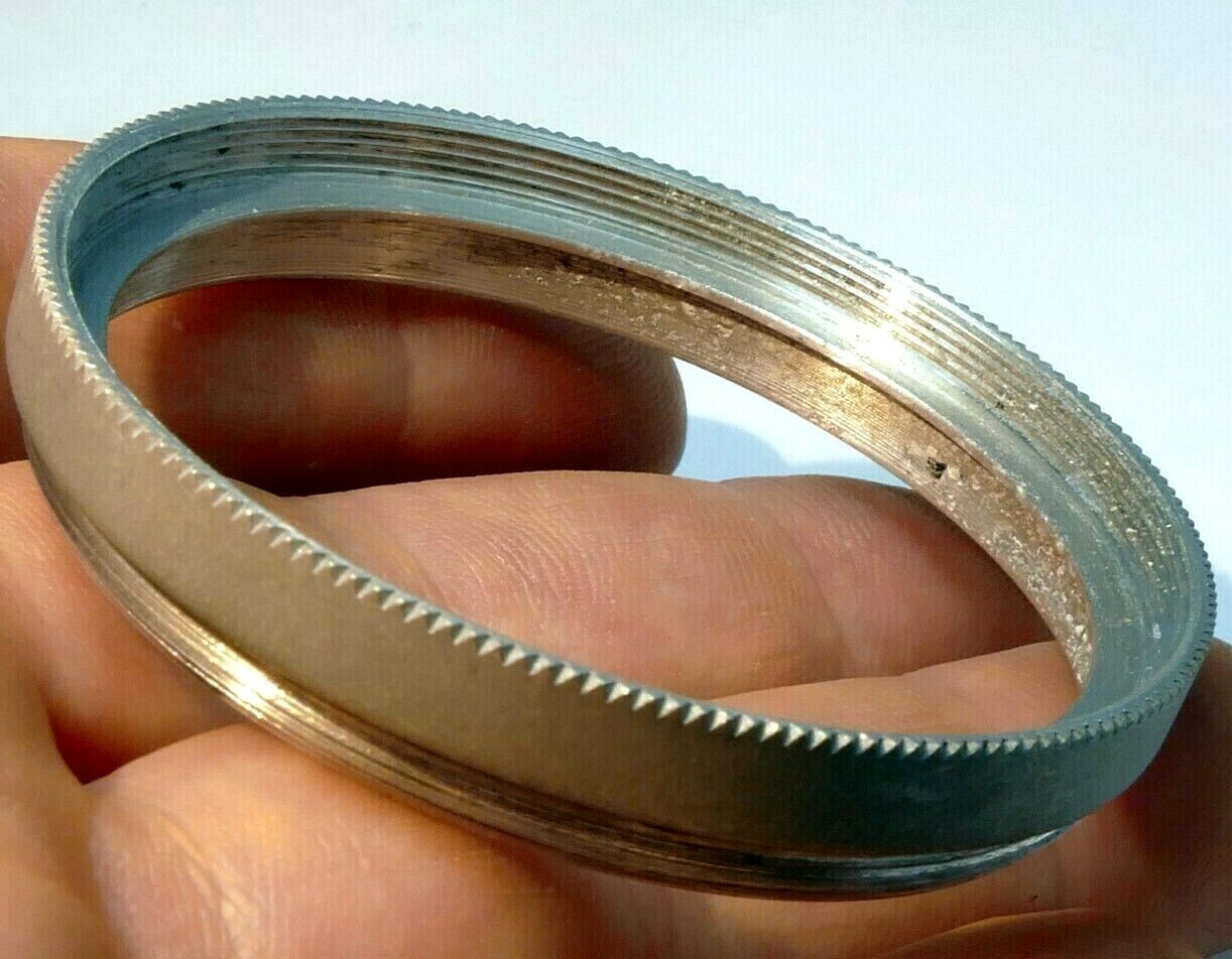 Tiffen 54mm (series VII 7) Filter retaining ring screw in made in USA (chrome)