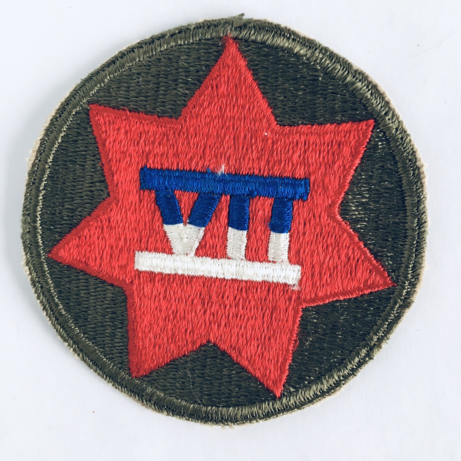 US Army VII Corps Shoulder Patch German Made Brand New Nice Genuine 7 Seven