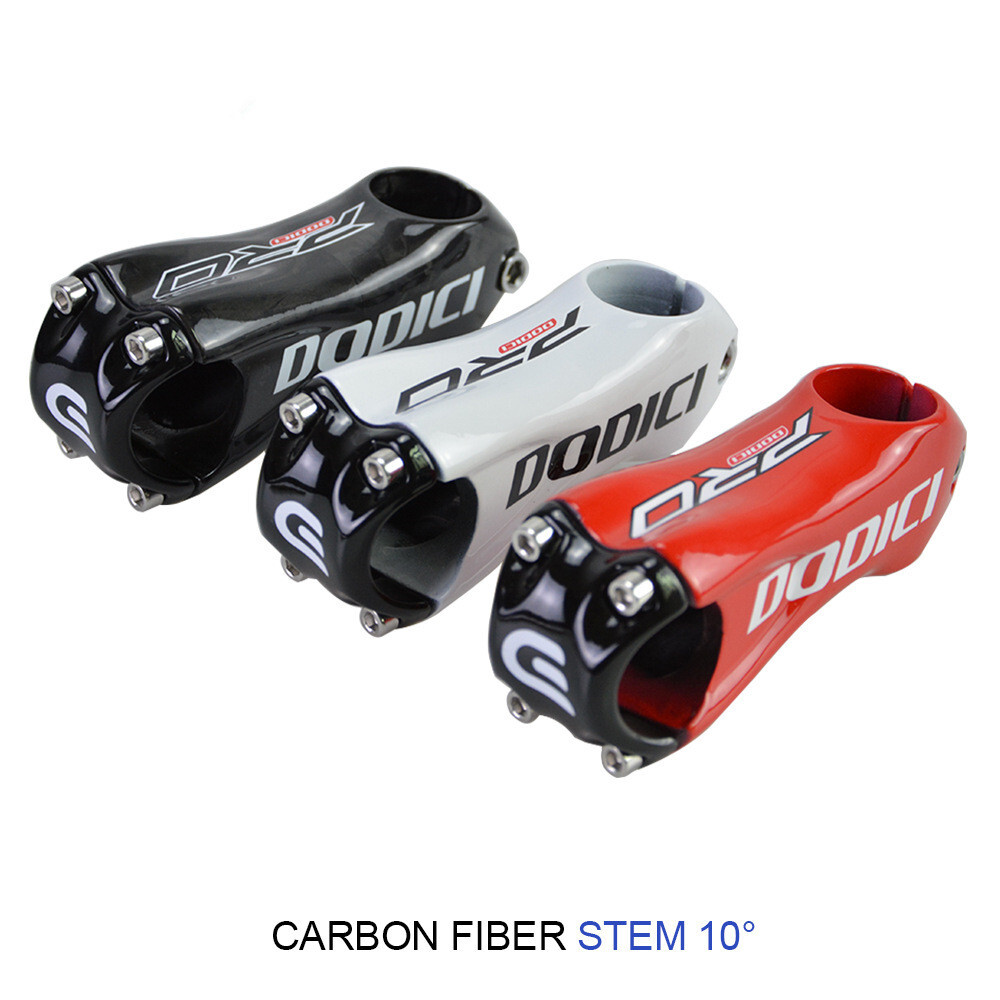 UD Carbon Fiber Bicycle Stem -10° MTB Road Bike Handlebar Stem 31.8*80/90/100mm