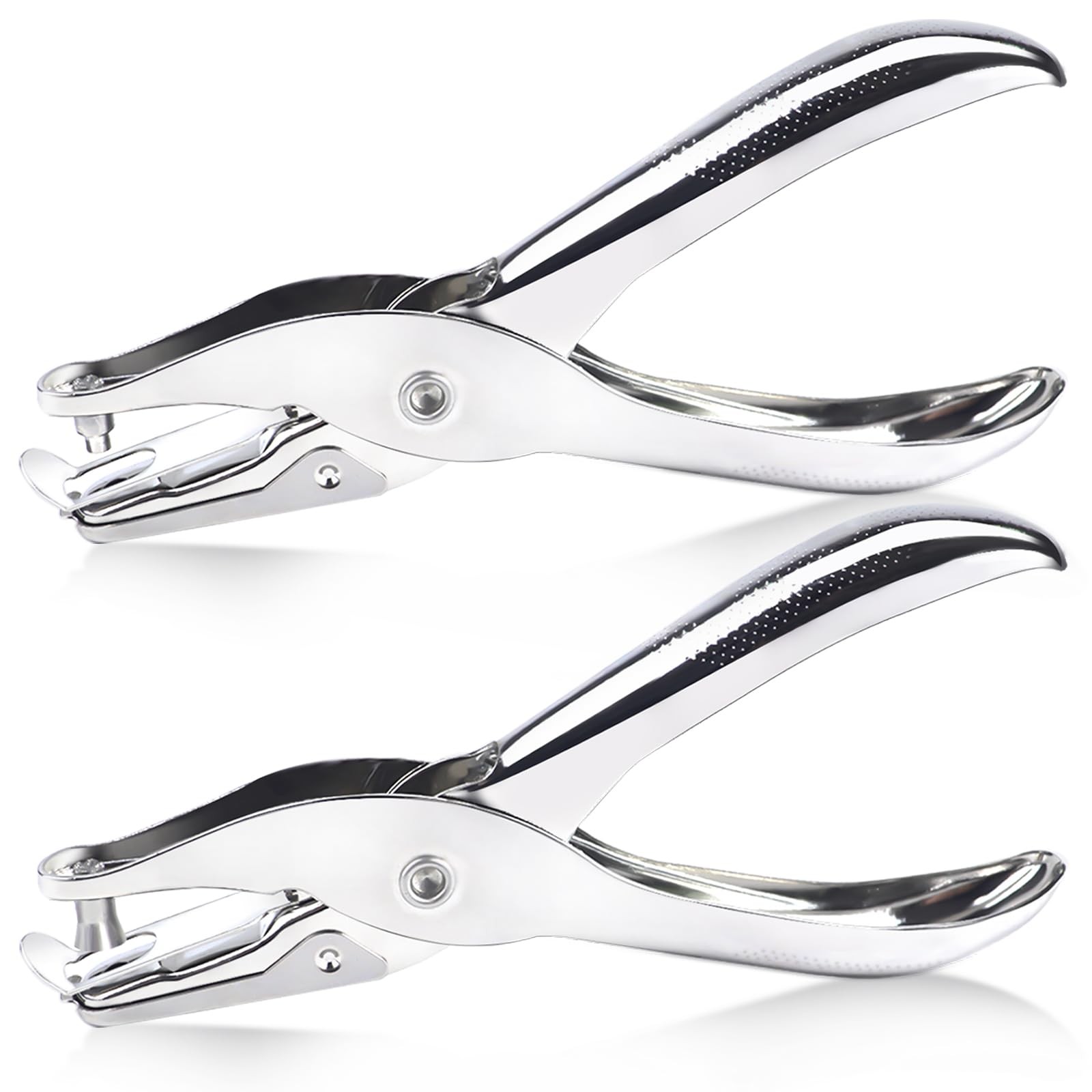 2 Pcs Hole Punch,Metal Single Paper Punch Punchers,1/4 Inch and 1/8...