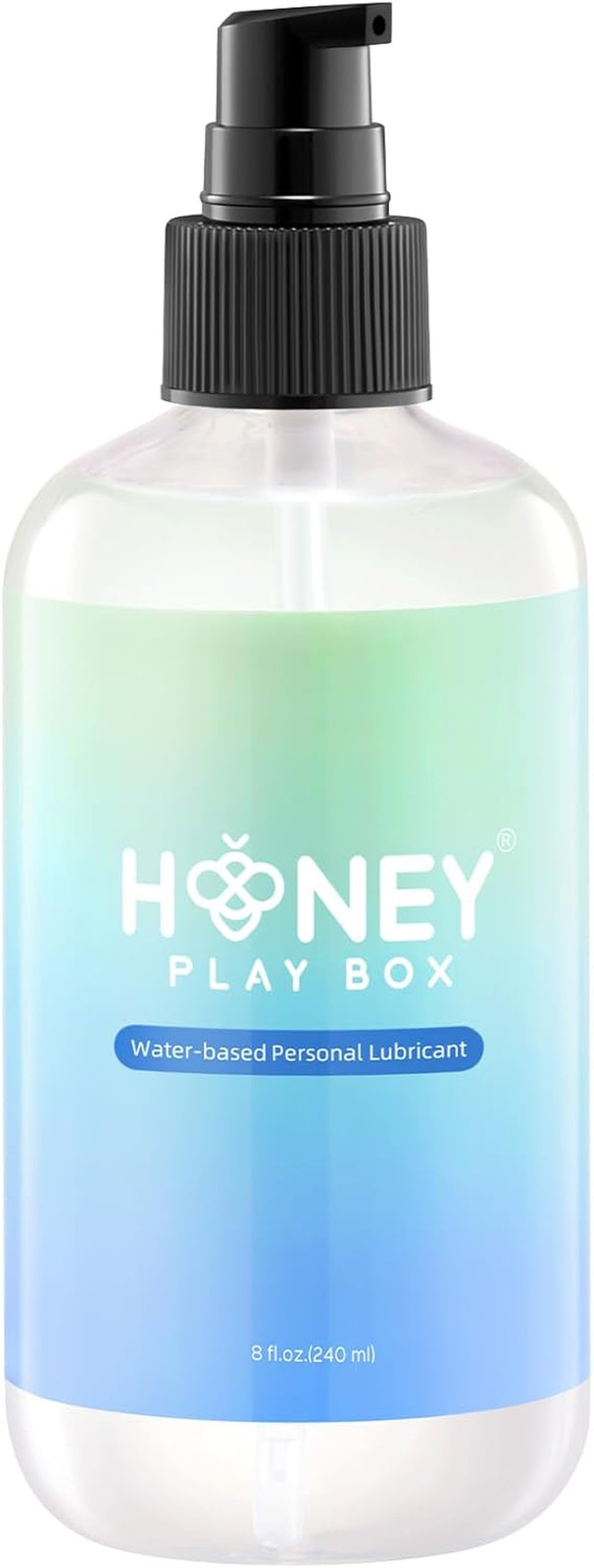 Water Based Lube (8 Fl Oz) Personal Lubricant for Men, Women & Couples, Toy Frie