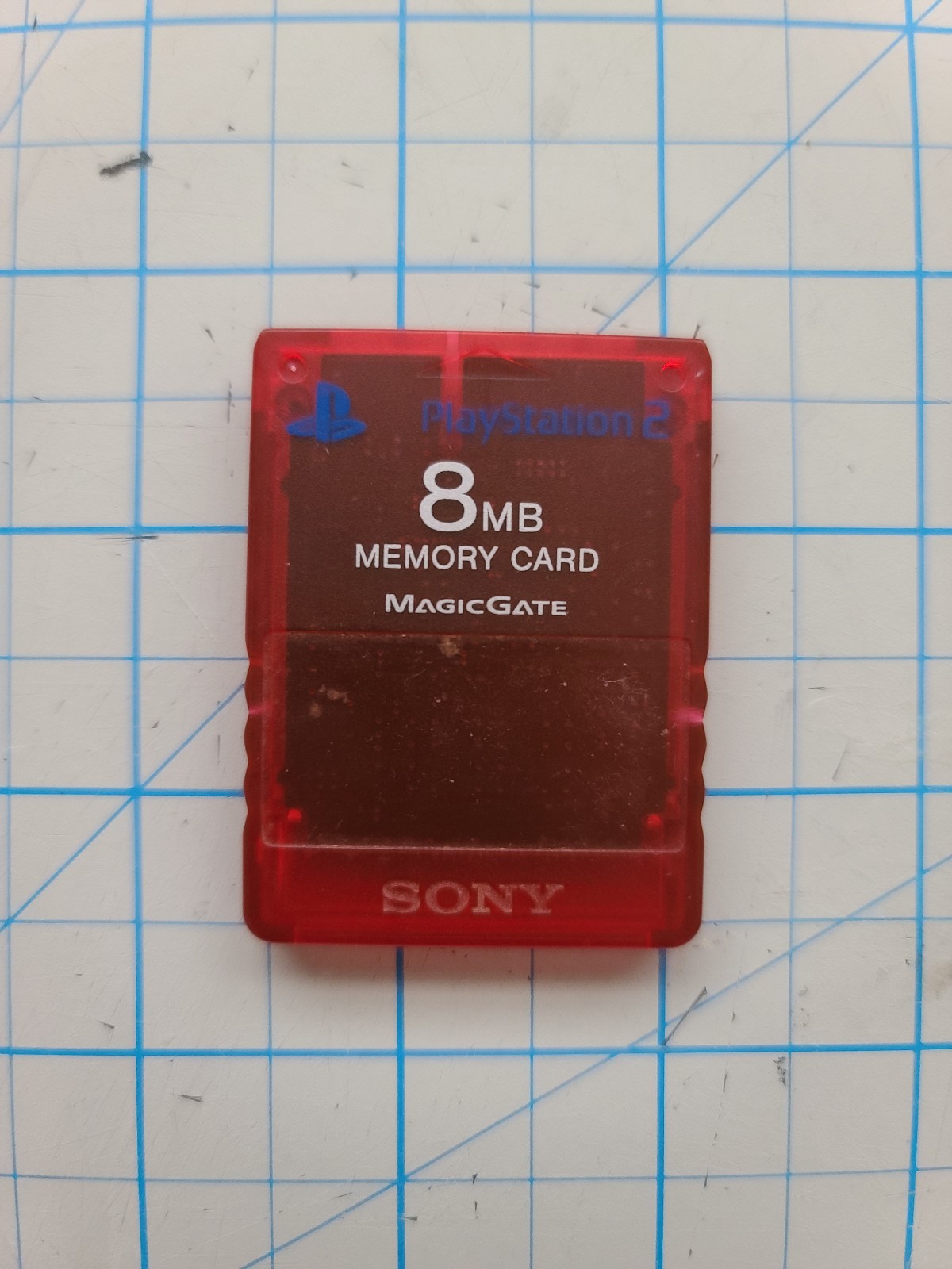 Used Authentic Sony PlayStation 2 SCPH-10020 Memory Card