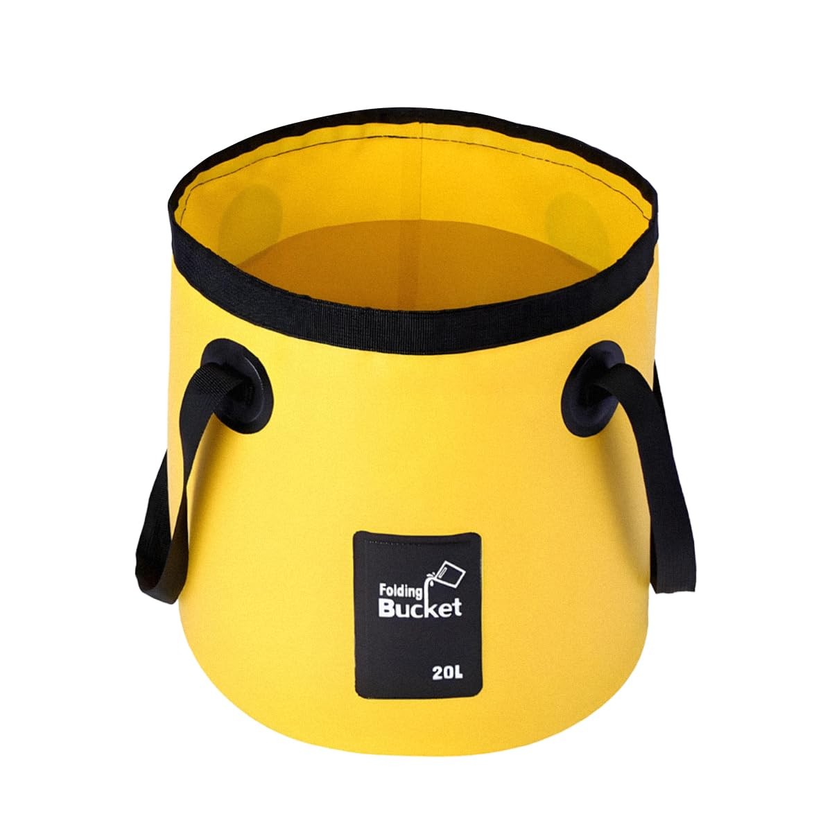 20L 5 Gallon Car Collapsible Bucket with Handle, Outdoor Vehicle Washing Wate...