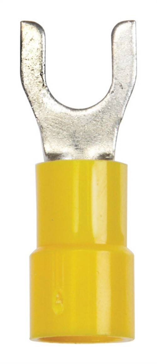Jandorf 60997 Copper Vinyl Insulation #10 Stud Spade Terminal 12 to 10 AWG