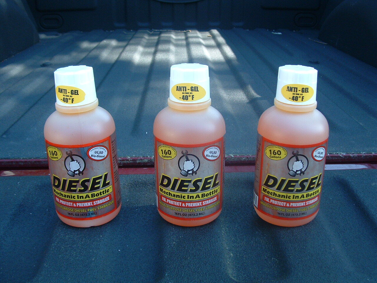 3 BOTTLES OF SYNTHETIC DIESEL FUEL  ALL IN ONE ADDITIVE ANTI GEL 16 OZ X 3  B3C