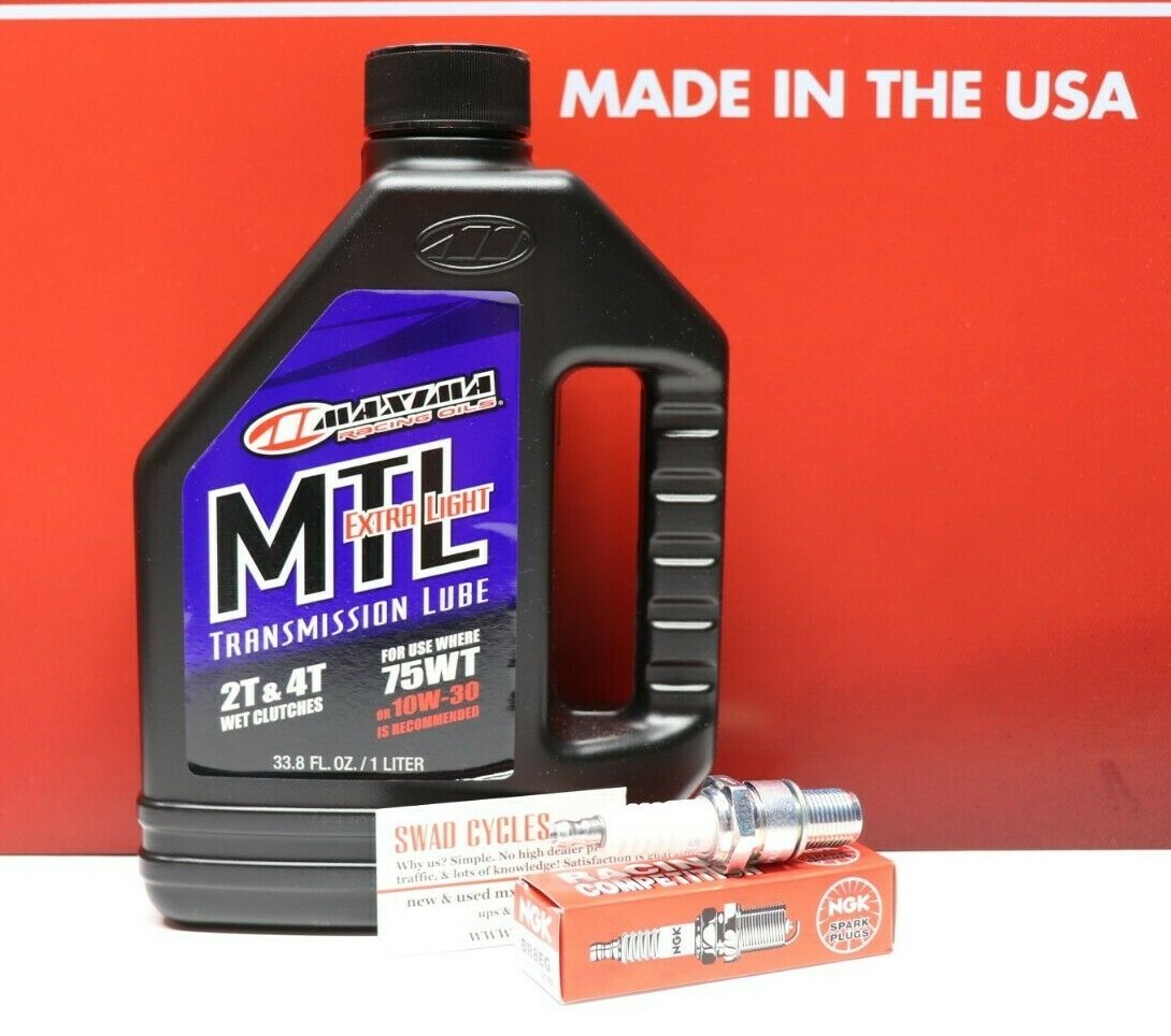 Yamaha YZ250 Maxima Service Oil Change Tune Up Kit BR8EG Spark Plug YZ 250 96/17