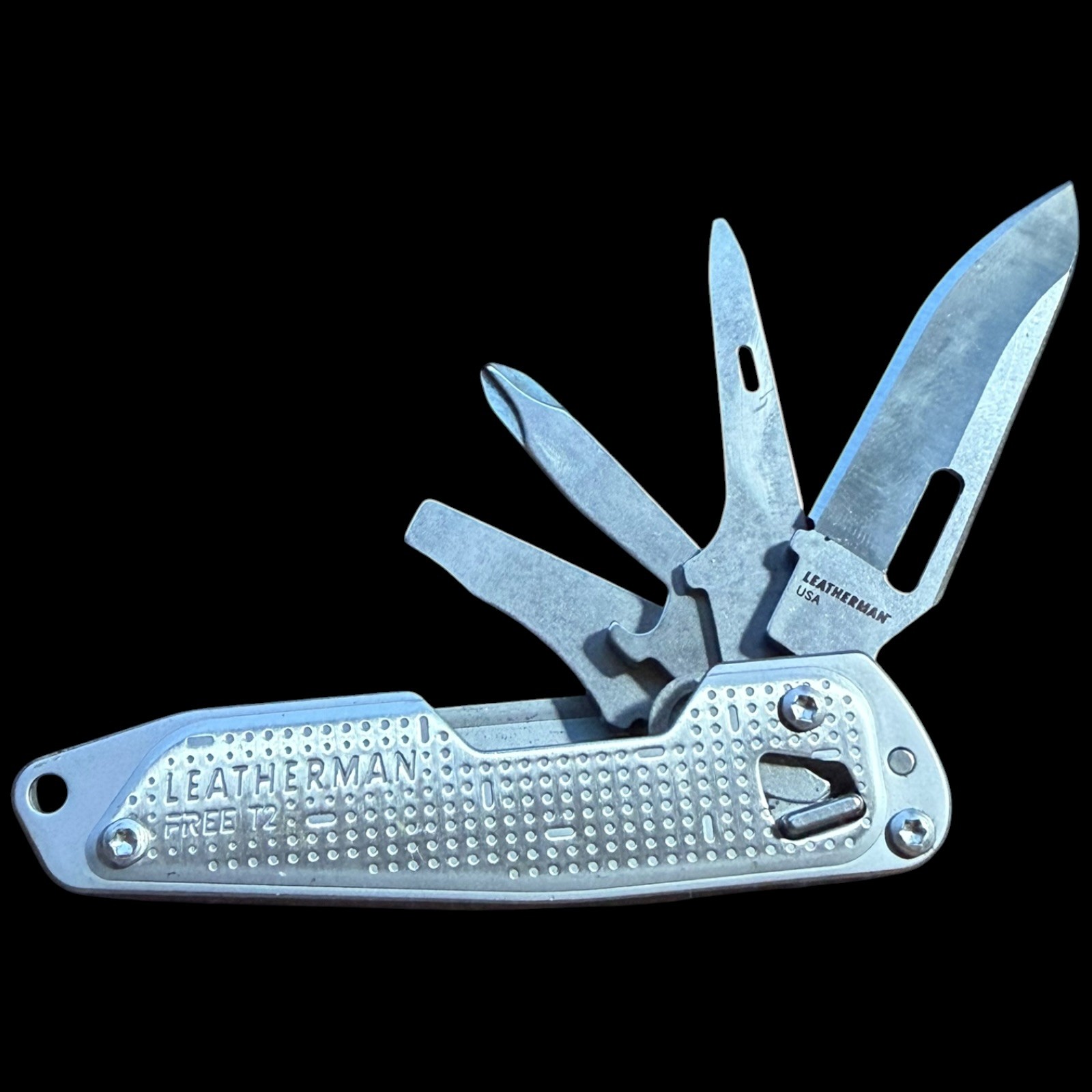 Leatherman FREE T2 Multi-Tool Pocket Knife EDC Tool USA Made Stainless Steel