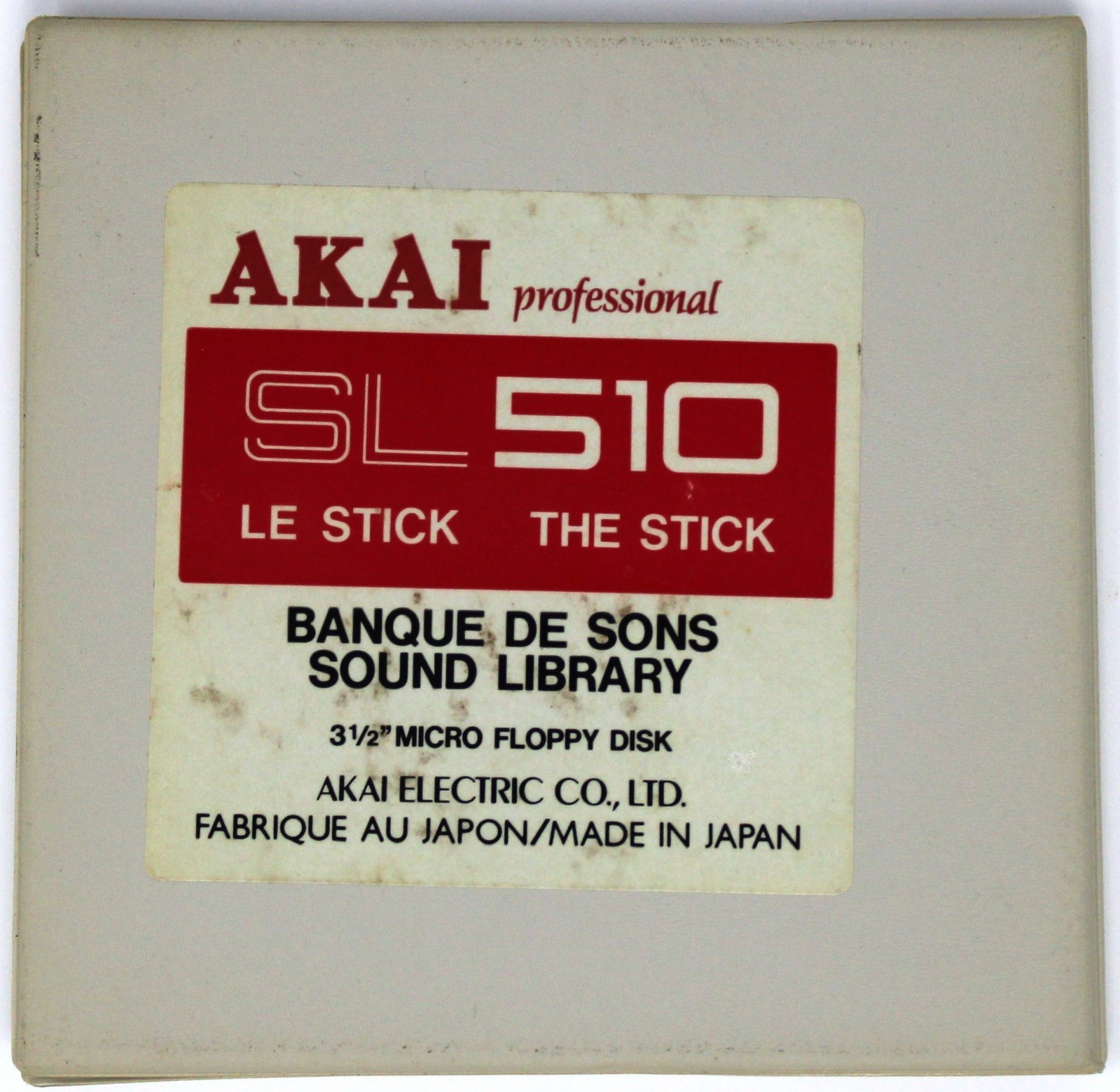 Akai SL510 Le Stick The Stick S900 Format Floppy Disk Banque De Sons