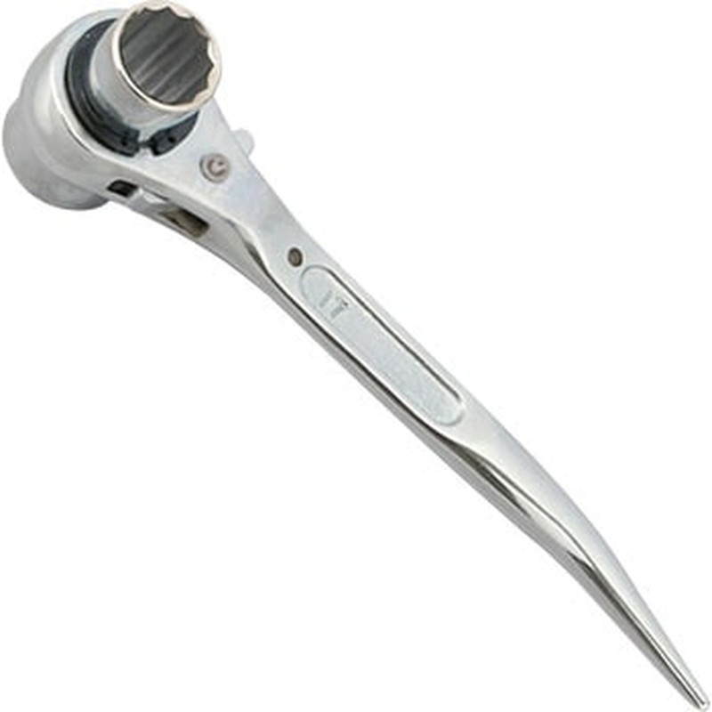 17×19 Ratchet Wrench Double-End Short Type Monotarou Japan