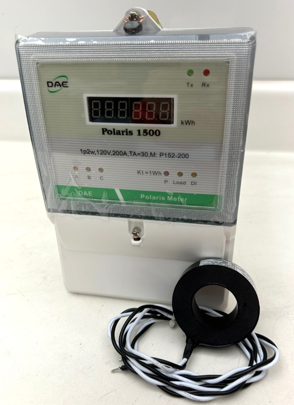DAE P152-200-S KIT, 120V, 200A, 1P2W (1 hot Wire, 1 Neutral), Smart Submeter