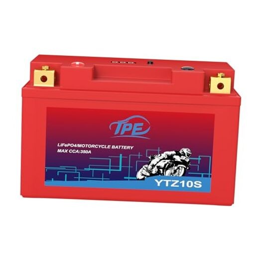 Lithium LiFePO4 Motorcycle Battery YTZ10S-BS 12V 4Ah Deep Cycles Rechargeable