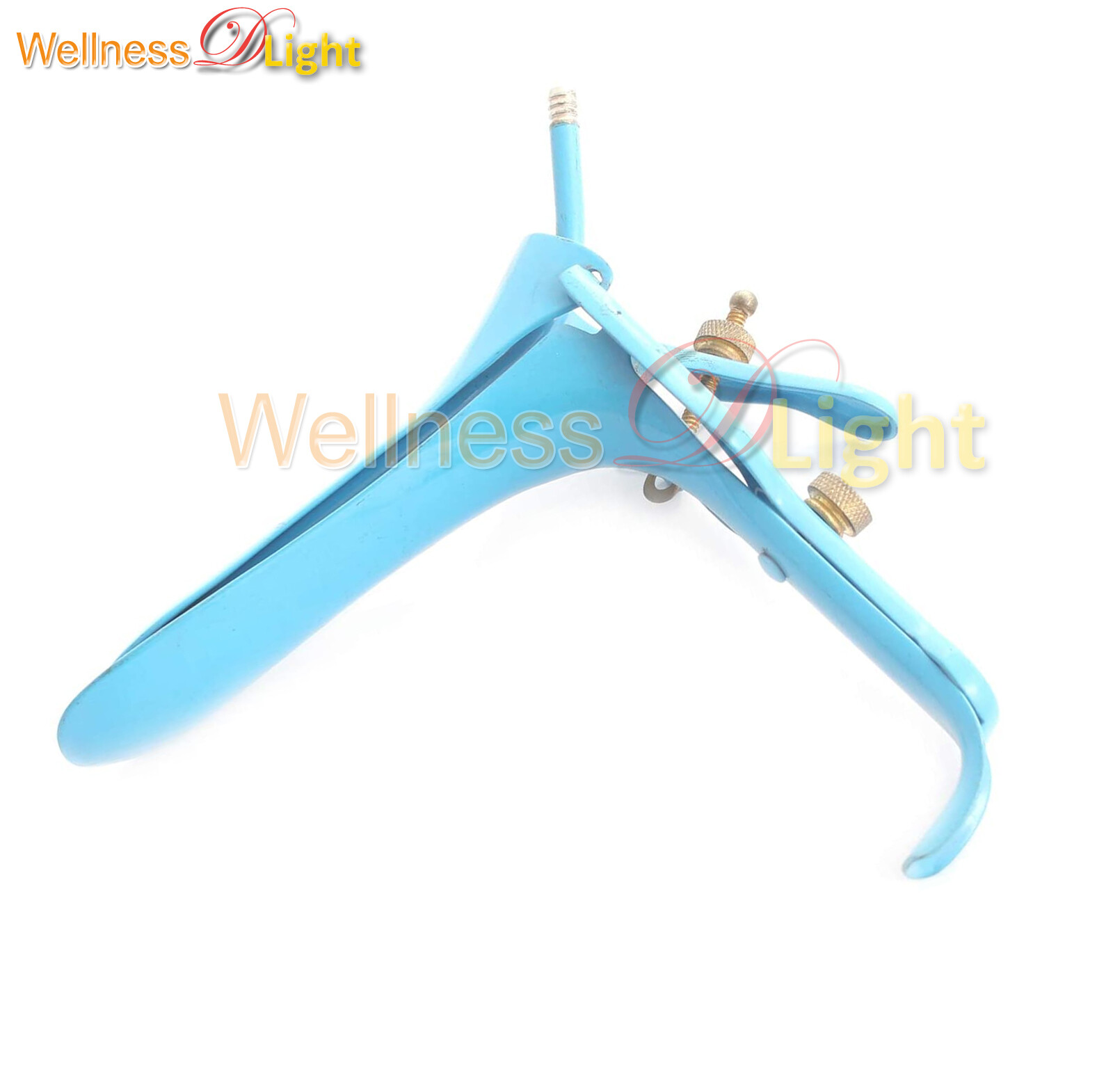 LEEP GRAVES SPECULUM LARGE SMOKE EVAC TUBE OB/ GYN BLUE COATED