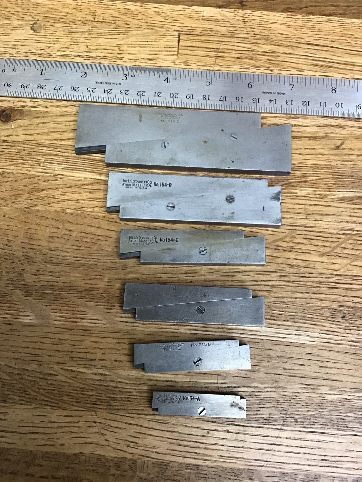 L.S. Starrett-Lufkin Adjustable Parallels