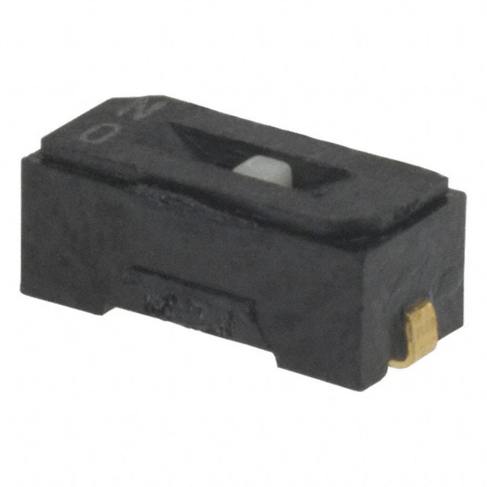 Pack of 5 CHS-01TA Dip Switch SPST 1 Position Surface Mount Slide Actuator 100mA