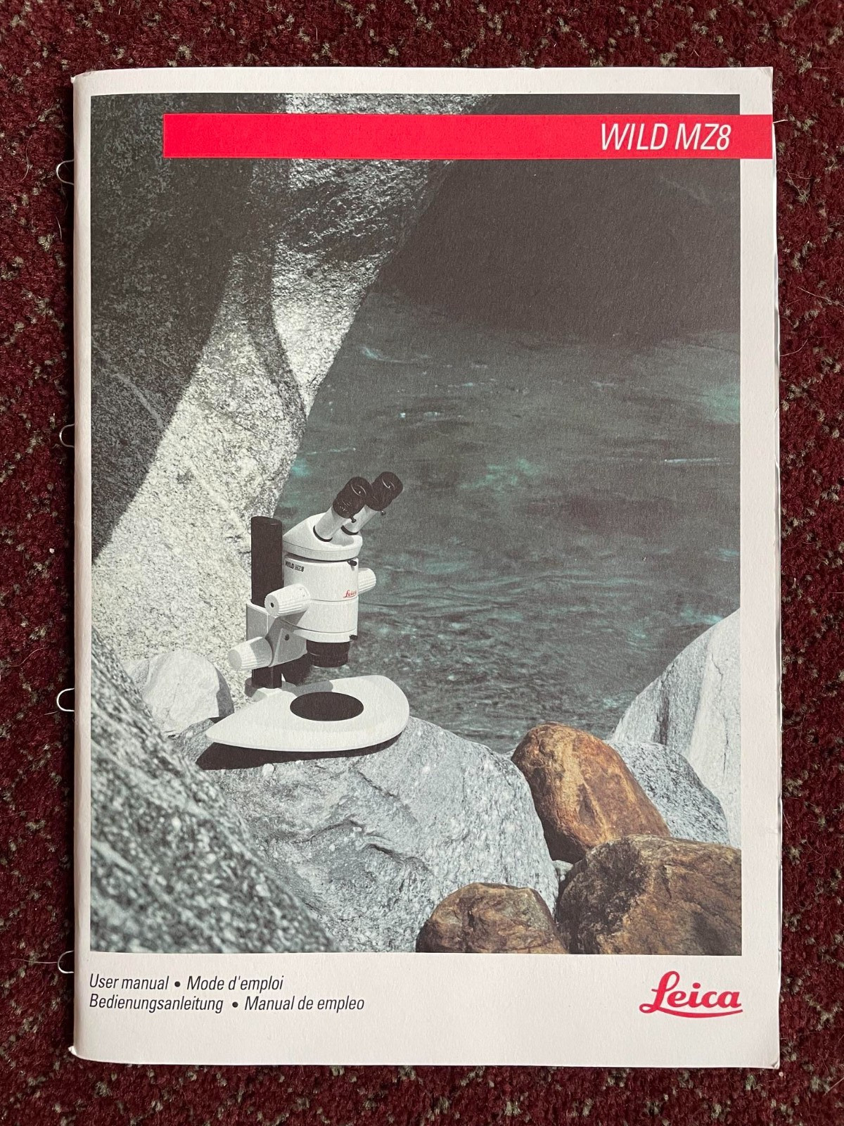 Leica Wild MZ8 Stereo Microscope Instruction Operating Manual w/ Mag Stickers