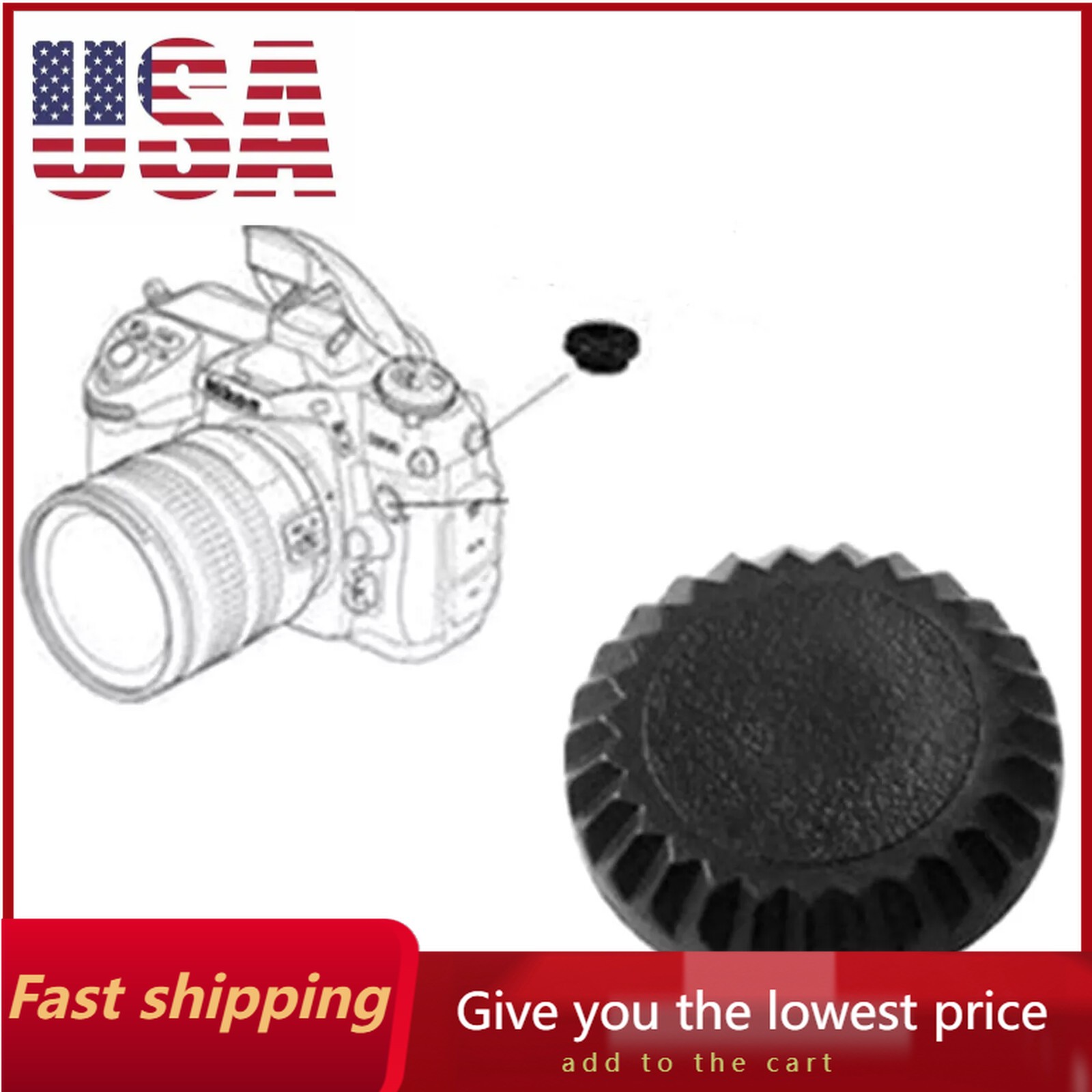 Flash PC Sync Terminal Cap for NIKON F2 F3 F3HP FM2 FM FE FE2 FA F4 F4S NEW US71