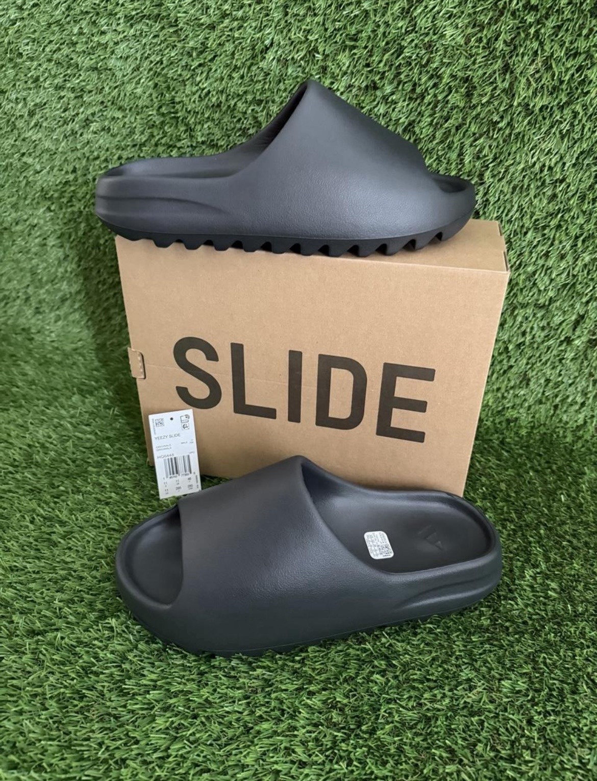 Adidas Yeezy Slide Onyx Sizes 5-12 (100% Authentic) HQ6448