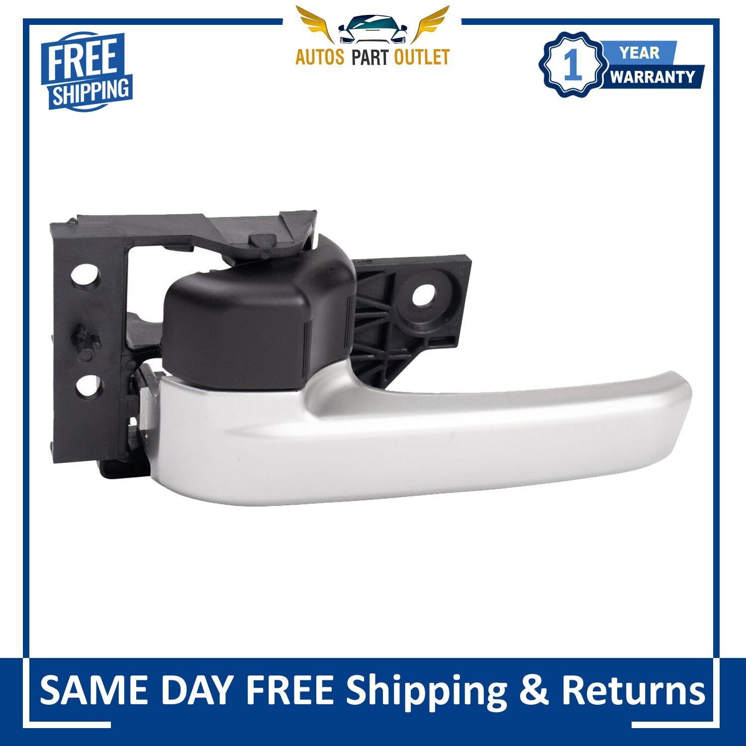 New Front Door Handle Inside Silver Driver Left LH Side For 07-14 Toyota FJ