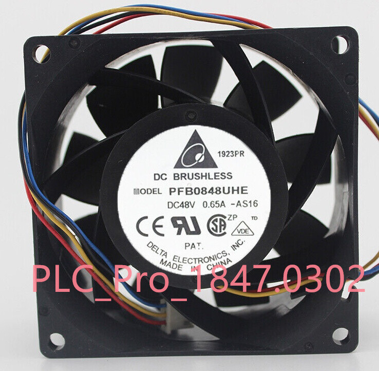 1PCS NEW Delta PFB0848UHE 80*38MM 48v 0.65a silent cooling fan Fast delivery