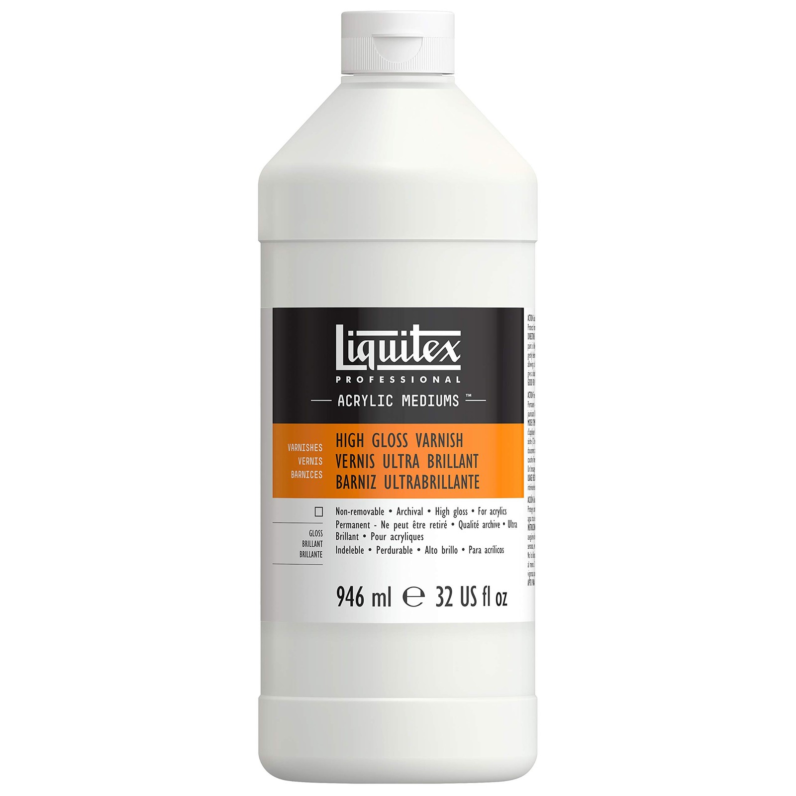 Liquitex Professional High Gloss Varnish, 32 Fl Oz (Pack of 1),