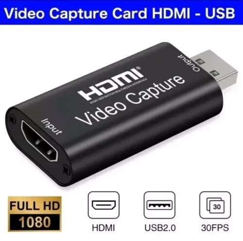 1080P HD Video Capture Card with USB 2.0 - Cam Link Adapter for Gaming,Streaming