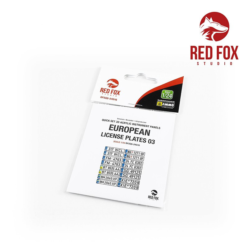 1/24 European License plates vol.03