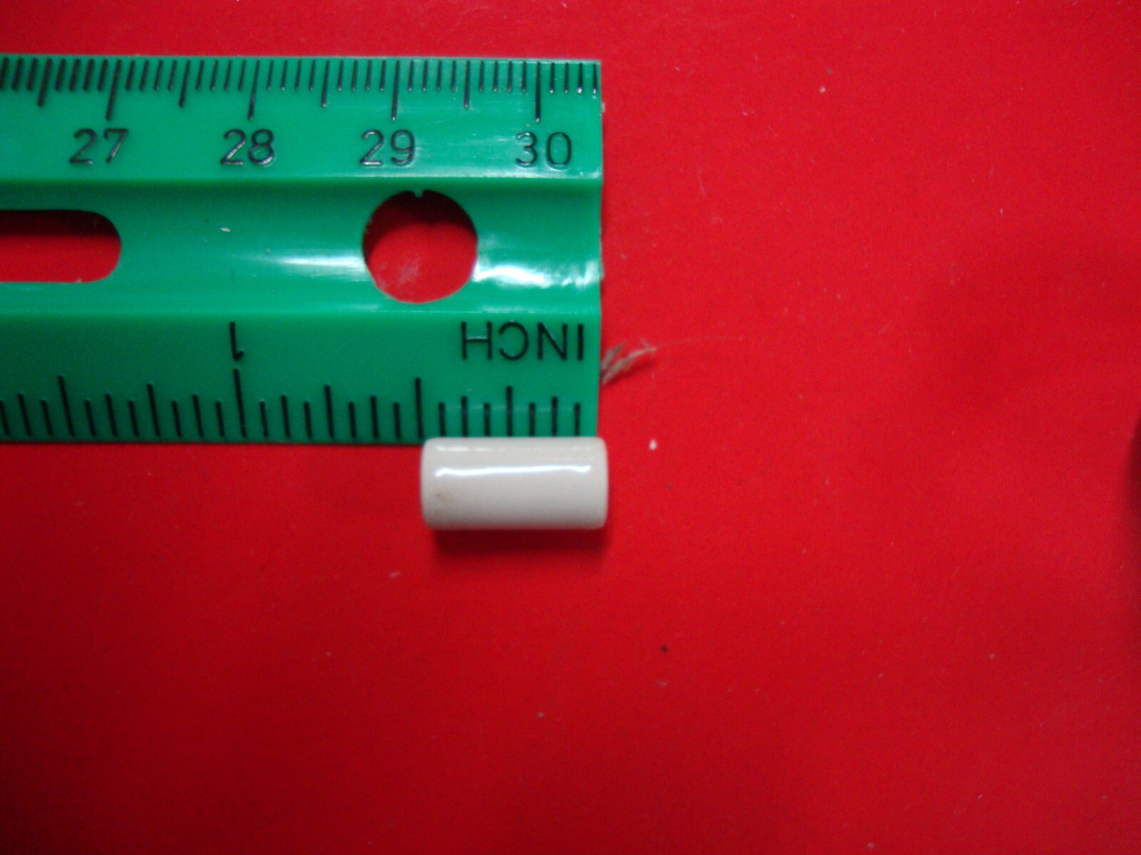 vintage ceramic standoff   1/2"X1/4" 2641 Smith (Qty. 5)