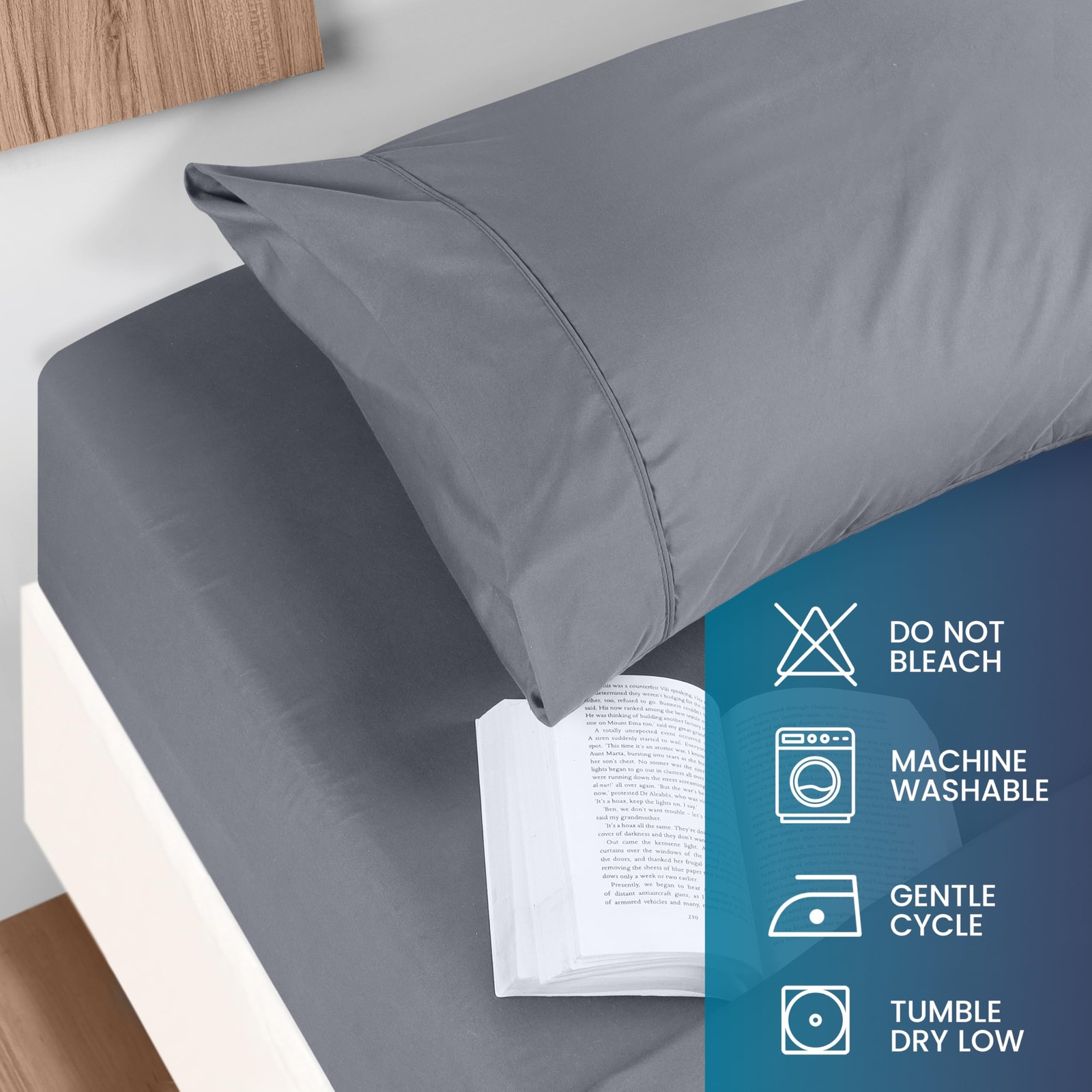 Queen Sheet Set – Brushed Microfiber – Ultra Soft Bed Sheets for Queen Size B...