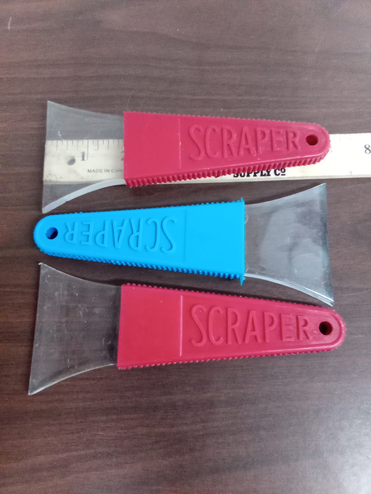 Miscellaneous Set Of Three Windshield Scrapers Free Shipping
