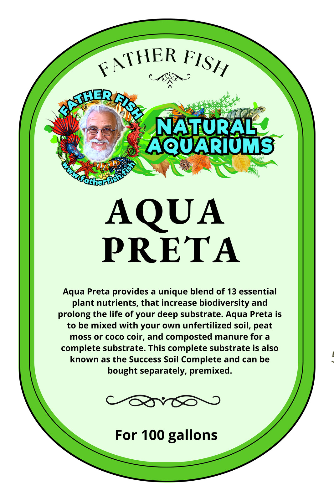 🌿 Father Fish Aqua Preta Supplement – Supercharge Your Substrate Naturally