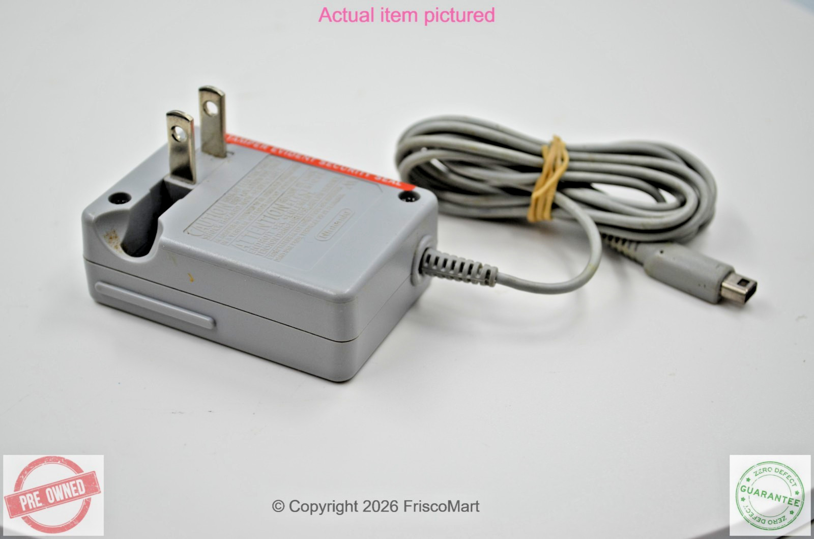 Nintendo WAP-002(USA) 4.6v 900mA Authentic OEM AC Power Adapter
