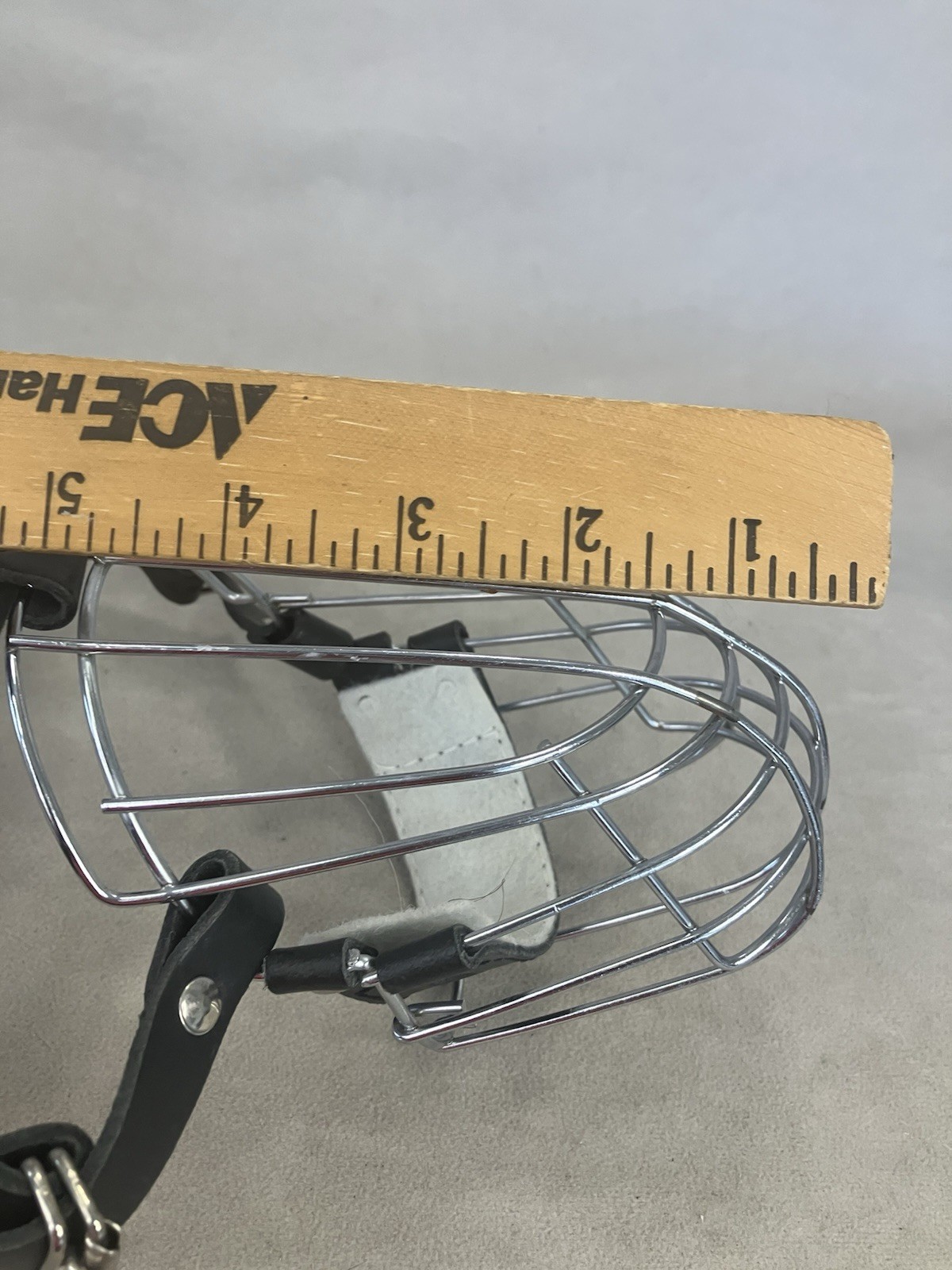 wire basket dog muzzle designed for pet safety