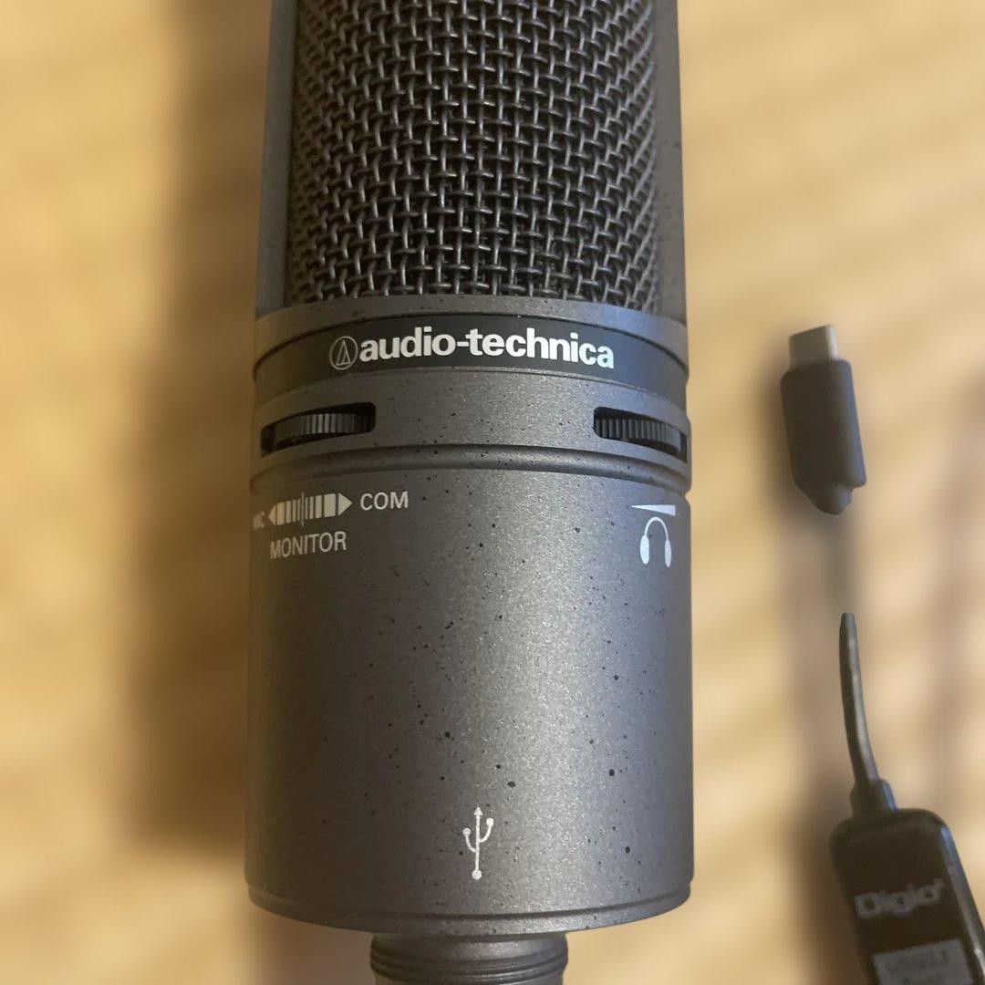 Audio-Technica AT2020USB Cardioid Condenser Microphone USB Cable Streaming Mic