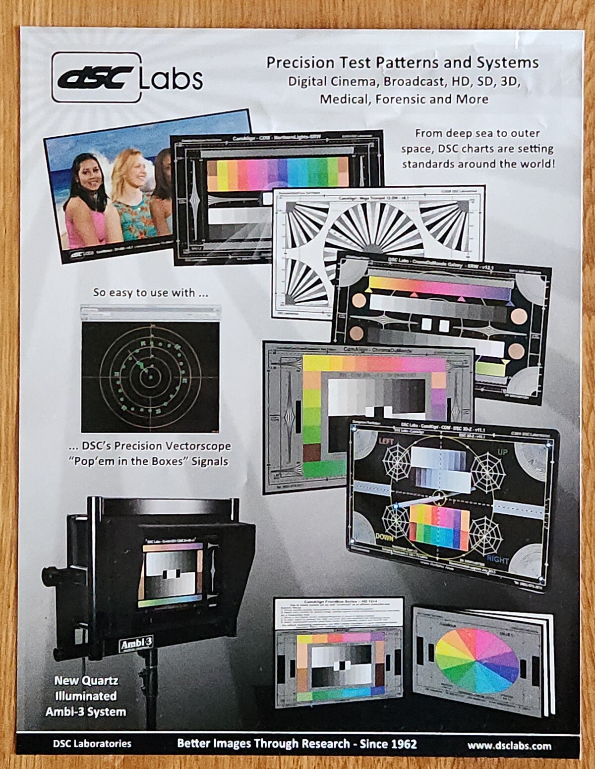New Low Price💥DSC Labs 🍰 CamAlign FrontBox Series Calibration Chart Package 🍰