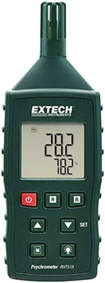 EXTECH RHT510 Digital Hygro-Thermometer Psychrometer Temperature Humidity Meter